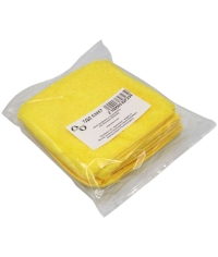 Салфетка из микрофибры Оптимум 30×30 см Желтая 5 шт.