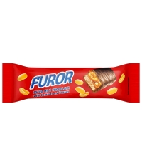 Шоколадный батончик Furor с карамелью нугой и орехами 45 г
