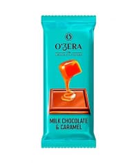 Тонкий шоколад O"Zera Milk & Caramel с мягкой карамелью 24 г