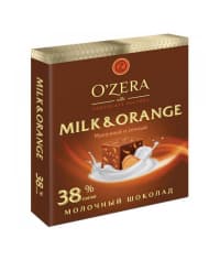 Шоколад O"Zera молочный Milk & Orange 90 г