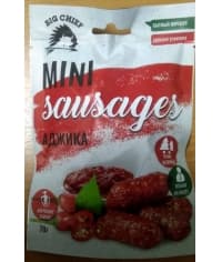 Mini sausages мини-сосиски АДЖИКА 70 г