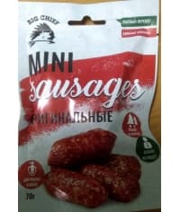 Mini sausages мини-сосиски ОРИГИНАЛЬНЫЕ 70 г