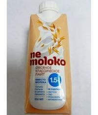 Напиток Nemoloko Немолоко Лайт 1.5% тетрапак 250 мл тетрапак