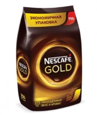 Кофе растворимый Nescafe Gold Нескафе Голд 750 г