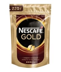 Кофе растворимый Nescafé Gold пакет 220г