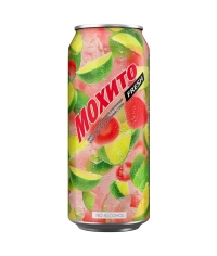 Напиток газированный Очаково Мохито Клубничный 450 мл ж/б