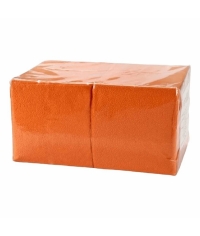 Салфетки бумажные Wiloo Оранжевые 24×24 см 400 шт.