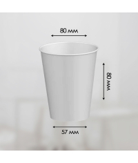 Бумажный стакан Ecopak Белый d=80 250 мл