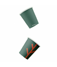 Бумажный стакан Ecopak ЭКО два цвета d=90 450 мл