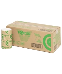 Полотенца бумажные Focus Eco листовые V-сложение 1-слойные 23×20.5 см 250 л.