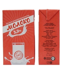 Молоко Славянское 3,2% тетрапак 1000 мл Молоко Славянское 3,2% тетрапак 1000 мл