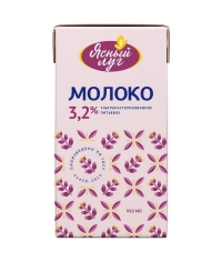 Молоко Ясный луг 3,2% тетрапак 1000 мл
