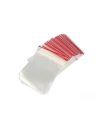 Пакет Zip Lock с красной полосой 20×25 см
