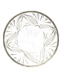 Розетка хрустальная d=113 мм Прозрачная