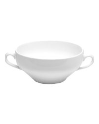 Чашка бульонная фарфоровая 400 мл Белая
