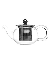 Чайник заварочный стеклянный с металлическим ситом 400 мл