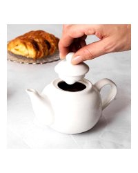 Чайник заварочный фарфоровый 250 мл Белый