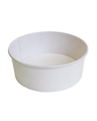 Контейнер бумажный Round Bowl 1300 мл d=185 Белый