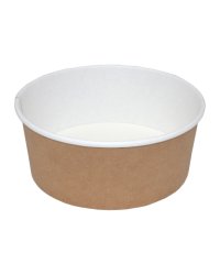 Контейнер бумажный Round Bowl 1300 мл d=185 Крафт