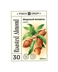 Сироп Pinch&Drop Жареный Миндаль в стеклянной бутылке 250 мл