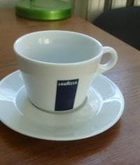 Кофейная чашка и блюдце для Американо (набор Lavazza)