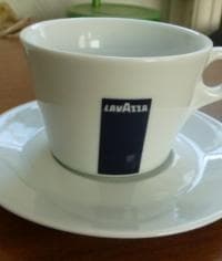 Кофейная чашка и блюдце для Американо (набор Lavazza)