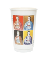 Стакан бумажный 2-слойный ProstoKap Глянцевый ART d=90 450 мл