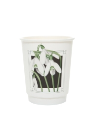 Стакан бумажный 2-слойный Подснежник d=80 250 мл