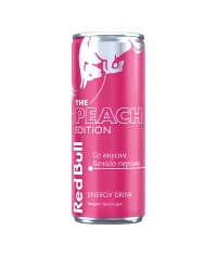 Red Bull Peach Edition Ред Булл со вкусом персика 250 мл ж/б