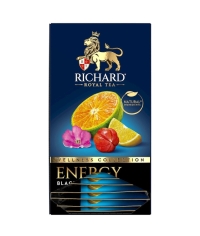 Чай Richard ENERGY чёрный аромат. 20 саше × 1.7 г