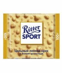 Шоколад Ritter Sport белый с цельным фундуком 100 г