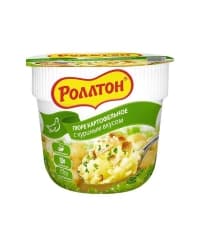 Роллтон пюре картофельное с куриным вкусом стакан 40 г