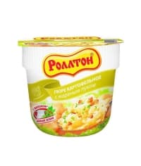 Роллтон пюре картофельное жареный лук стакан 40 г