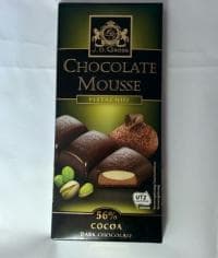 Шоколад JDGross Chocolate Mousse pistachio 182,5 г