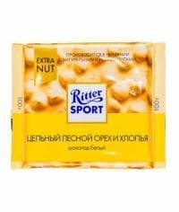 Шоколад Ritter Sport Белый Цельный Лесной Орех и Хлопья 100 г