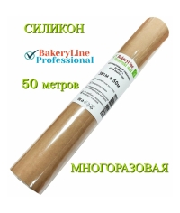 Бумага для выпечки Bakery Line коричневая силиконизированная 38 см ×50 м