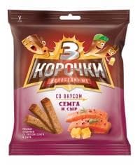 Сухарики 3 корочки Сёмга с сыром 40 г