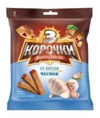 Сухарики 3 корочки Чеснок 40 г