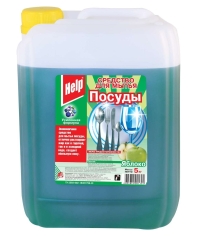 Средство для мытья посуды Help Яблоко 5 л