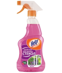 Средство для очистки cтекол Help Аромат Весны 750 мл спрей