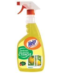 Средство для очистки cтекол Help Лимон 750 мл спрей