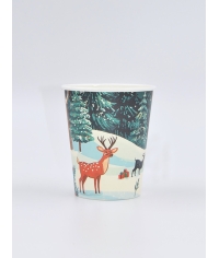 Стакан Cupmaker ЗИМНИЙ ЛЕС d=80 250 мл Стакан Cupmaker ЗИМНИЙ ЛЕС d=80 250 мл