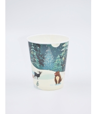 Стакан Cupmaker ЗИМНИЙ ЛЕС d=80 250 мл Стакан Cupmaker ЗИМНИЙ ЛЕС d=80 250 мл