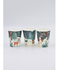 Стакан Cupmaker ЗИМНИЙ ЛЕС d=80 250 мл Стакан Cupmaker ЗИМНИЙ ЛЕС d=80 250 мл
