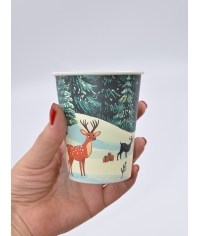 Стакан Cupmaker ЗИМНИЙ ЛЕС d=80 250 мл Стакан Cupmaker ЗИМНИЙ ЛЕС d=80 250 мл