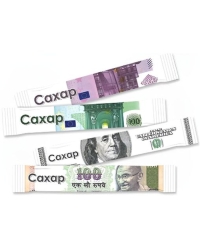 Сахар в стиках Валюты Мира 5 г × 2000 шт.