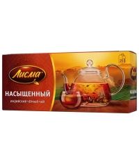 Чай черный Лисма Насыщенный индийский 25 пак. × 1.8 г