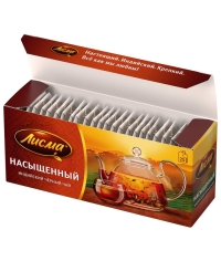 Чай черный Лисма Насыщенный индийский 25 пак. × 1.8 г