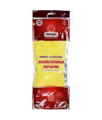 Перчатки хозяйственные Textop Professional Premium из натурального латекса, пара размер L