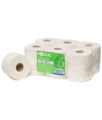 Туалетная бумага 1-слойная Focus Eco Jumbo T2 в рулоне 200 м